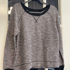 Cozy Black and Gray Women's Shirt